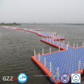 Supplier hdpe plastic floating pontoon bridge dock with buoy float